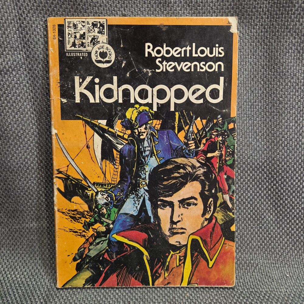 Vintage 1975 Kidnapped Classic Comic Paperback Now Age Illustrated Pendulum